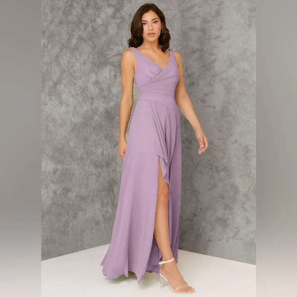 Azazie | Dresses | Azazie Kori Bridesmaid Dress In Wisteria Color New With  Tags Size | Poshmark